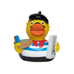 Schnabels® Bade-Ente CityDuck® Paris, bunt