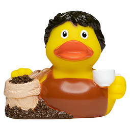 Schnabels® Bade-Ente Kaffee, bunt