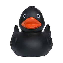Schnabels® Bade-Ente Klassik, schwarz