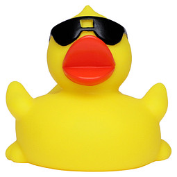 Schnabels® Bade-Ente mit Sonnenbrille, bunt