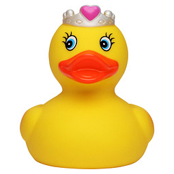 Schnabels® Bade-Ente Prinzessin, bunt