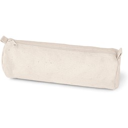SCHOOLI. Schreibetui aus 100% Canvas-Baumwolle (290 g/m²), Naturhell