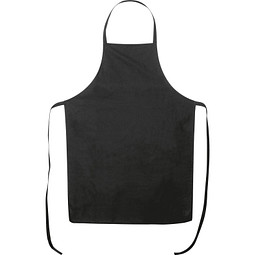 Schürze aus Baumwolle, schwarz