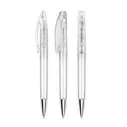 senator® Drehkugelschreiber Bridge Clear MT, blaue Mine, transparent