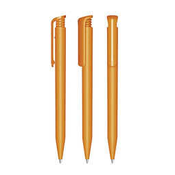 senator® Druckkugelschreiber Super Hit Matt, blaue Mine, orange 151