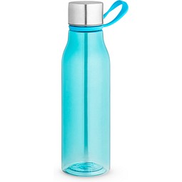 SENNA. Recycelte PET-Flasche (100 % rPET) mit glänzender, transluzenter Oberfläche, Hellblau