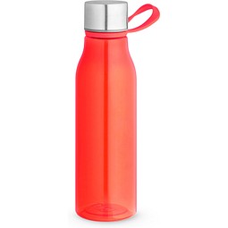 SENNA. Recycelte PET-Flasche (100 % rPET) mit glänzender, transluzenter Oberfläche, Rot