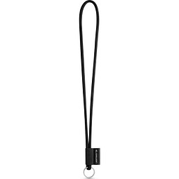 SET Lanyard TUBE Long (Ø 7 mm) mit Ring Ø 32 mm, 300 - Schwarz