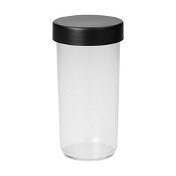 Shakerbecher NutriGo, Transluzent/schwarz