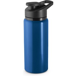 SHAWN. Sportflasche aus 100% recyceltem aluminium 600 mL, Dunkelblau