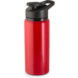 SHAWN. Sportflasche aus 100% recyceltem aluminium 600 mL, Rot