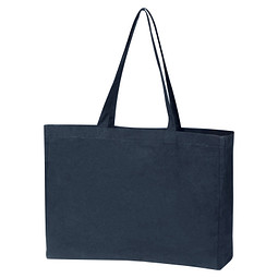 Shopper aus Bio Baumwolle (GOTS), dunkelblau