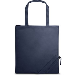 SHOPS. Faltbare Tragetasche aus 190T, Dunkelblau