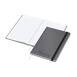 Geiger-Notes Smart-Book A4 Bestseller, anthrazit, inkl. Prägung schwarz