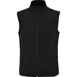 Softshell-Weste Quebec, XL, Schwarz
