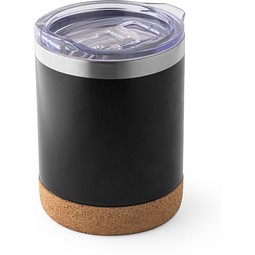 SOLBERG TUMBLER. Reisebecher aus Edelstahl, 400 ml, Schwarz