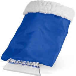 SOLDEU. Eiskratzer mit Handschuh, Königsblau