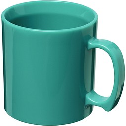 Standard 300 ml Kunststoffbecher, aquablau