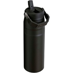 Stanley IceFlow™ 2.0 700 ml Flasche mit Flip-Trinkhalm, schwarz