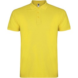 Star Poloshirt für Kinder, gelb, 11/12