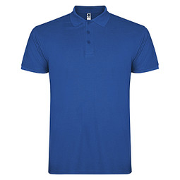 Star Poloshirt für Kinder, Royal, 7/8