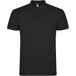 Star Poloshirt für Kinder, schwarz, 3/4