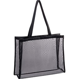 Strandtasche aus Polyester AUGUST, schwarz
