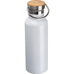 Sublimations Isolierflasche aus Edelstahl , weiß