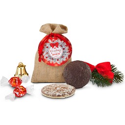 Süßes Weihnachtssäckchen