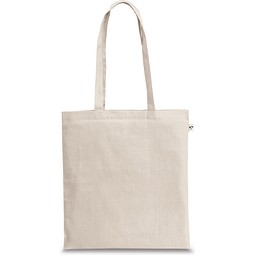 SVANETI. Tasche aus recycelter Baumwolle (70%) und Polyester (30% rPET) (150 g/m²), Naturhell
