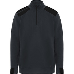 Farblich kombiniertes Sweatshirt Maverick, L, bleigrau/schwarz