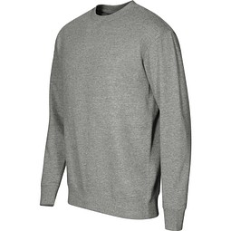Sweatshirt unisex Crew, 4XL, dunkelgrau melliert