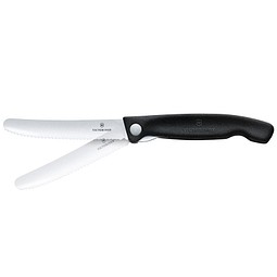 VICTORINOX faltbares Gemüsemesser Swiss Classic, schwarz