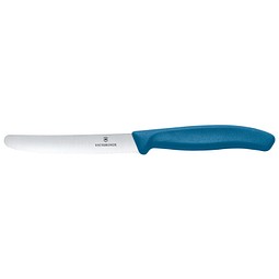 VICTORINOX Swiss Classic Tomaten- und Tafelmesser, blueberry blue