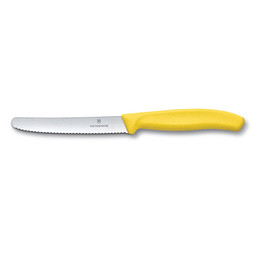 VICTORINOX Tomaten- und Tafelmesser Swiss Classic, gelb