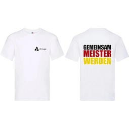 T-Shirt Fan-Edition mit WM-Motiv Meister plus Logofläche, 2XL