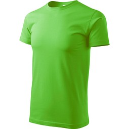 T-Shirt Herren Basic, 2XL, apfelgrün