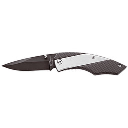 METMAXX® Taschenmesser Carbon in Holzbox, schwarz