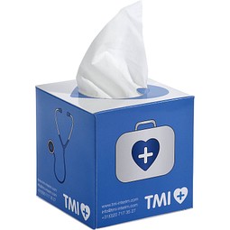 Taschentuchbox, Weiß
