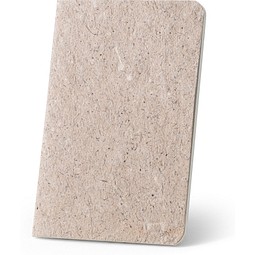 TEAPAD SOFT. Notizbuch A6 mit flexiblem Cover aus Teeblattverwertung (65%), Natur
