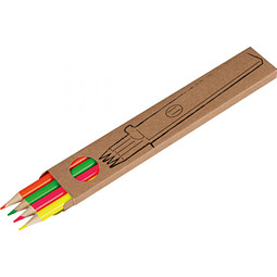 Textmarker Neon-Buntstifte Set, 4-teilig