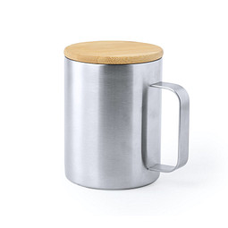 Isolierbecher Ricaly, 350 ml, silber