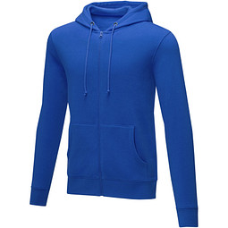 Theron Hoodie mit Reißverschluss für Herren, blau, L