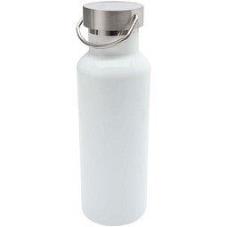 Thor 500 ml RCS-zertifizierte Trinkflasche aus Edelstahl, weiss