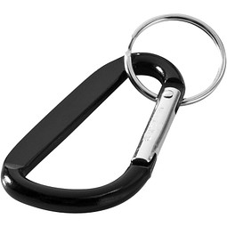 Timor Schlüsselanhänger mit Karabiner, schwarz