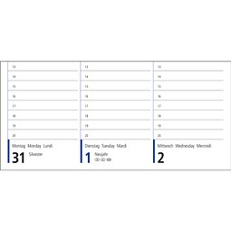 Tisch-Querkalender Compact Cover-Star Recycling-Matt