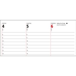 Geiger-Notes Tischkalender Signal Karton Bestseller, inkl. Digitaldruck