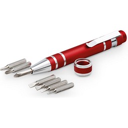 TOOLPEN. Werkzeug aus Metall, Rot