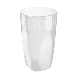Trinkbecher Maxi Cup, 400 ml, transparent-milchig