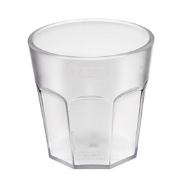Trinkbecher Tumble, 250 ml, transparent